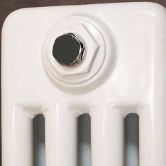 Reina Designer White Colona Traditional Column Horizontal Radiator