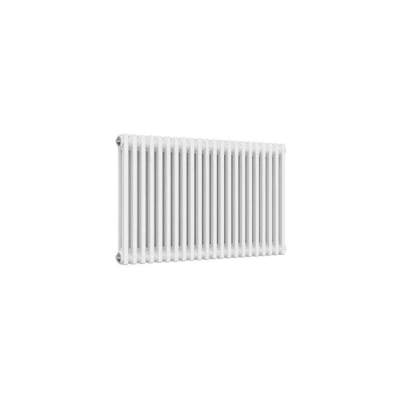 2 Column / 600 x 1010 mm Reina Designer White Colona Traditional Column Horizontal Radiator
