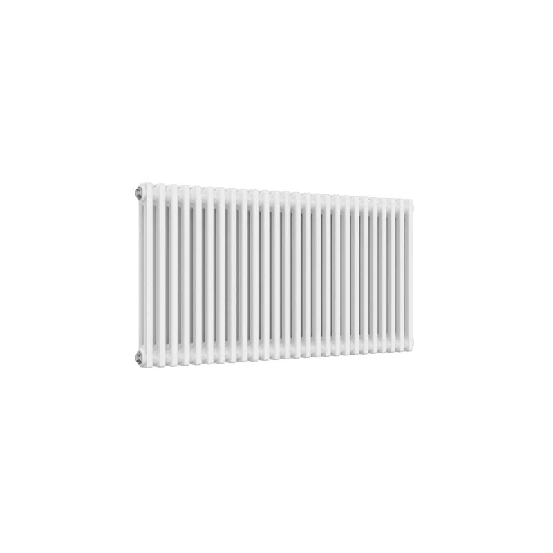 2 Column / 600 x 1190 mm Reina Designer White Colona Traditional Column Horizontal Radiator
