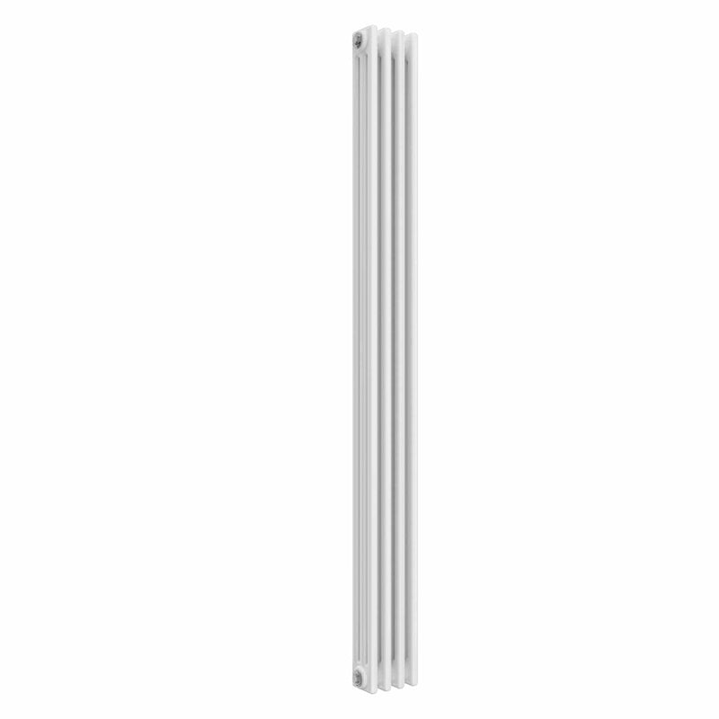 1800 x 200 mm / 3 Column Reina Designer White Colona Traditional Column Vertical Radiator