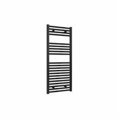 1200 x 500 mm Reina Diva Black Flat Designer Heated Towel Radiator