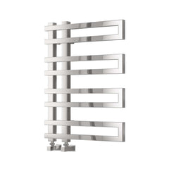 Chrome / 720 x 530mm Reina Pietra Mild Steel Vertical Designer Radiator