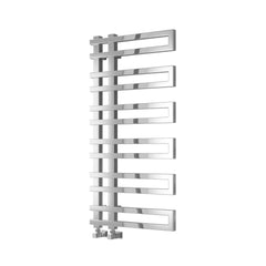 Chrome / 1100 x 530mm Reina Pietra Mild Steel Vertical Designer Radiator