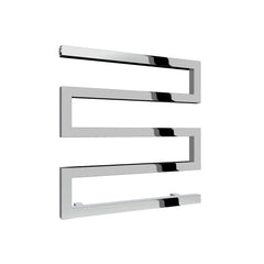 Chrome / 510 x 500mm Reina Serpe Mild Steel Designer Radiator
