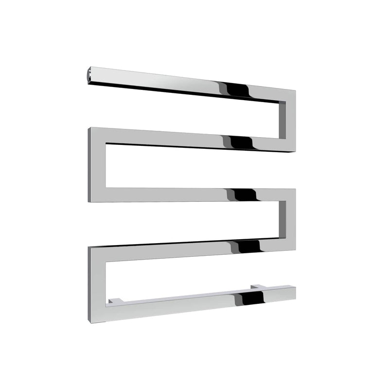 Chrome / 510 x 500mm Reina Serpe Mild Steel Designer Radiator