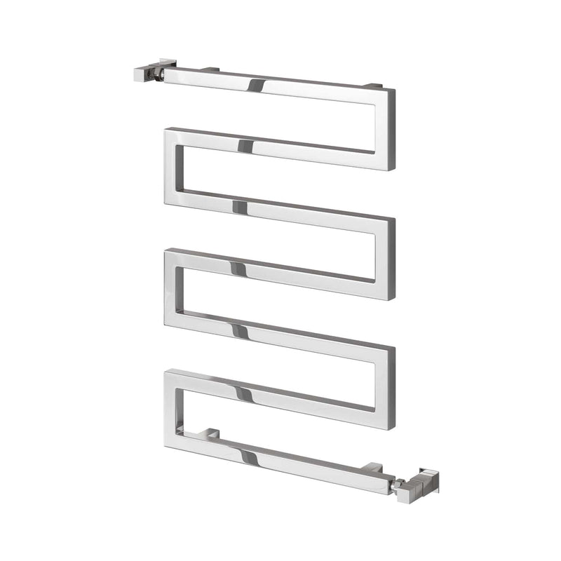 Chrome / 750 x 500mm Reina Serpe Mild Steel Designer Radiator