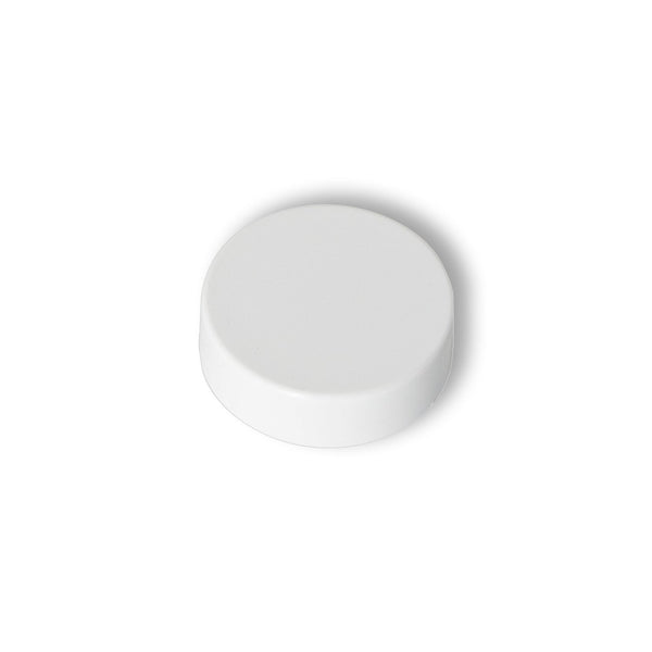White Cover Caps For Towel Rail Bleed & Blanking Plugs