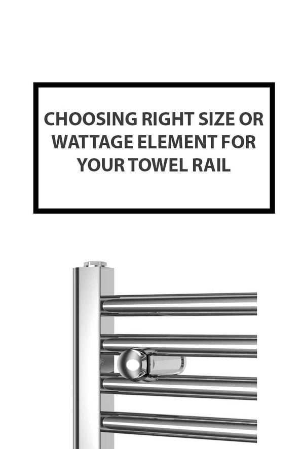 Choosing Right Size or Wattage for Your Heated Towel Rail