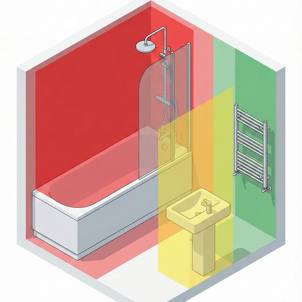 Bathroom Zones Explained: UK Electrical Safety Guide