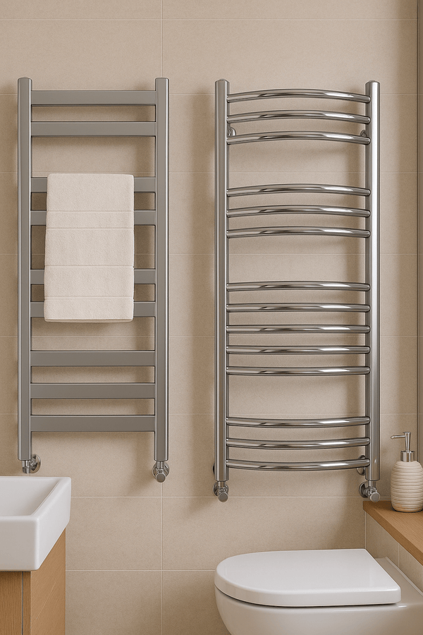 Flat vs Curved Towel Rails: Which Is Better for Your Bathroom?