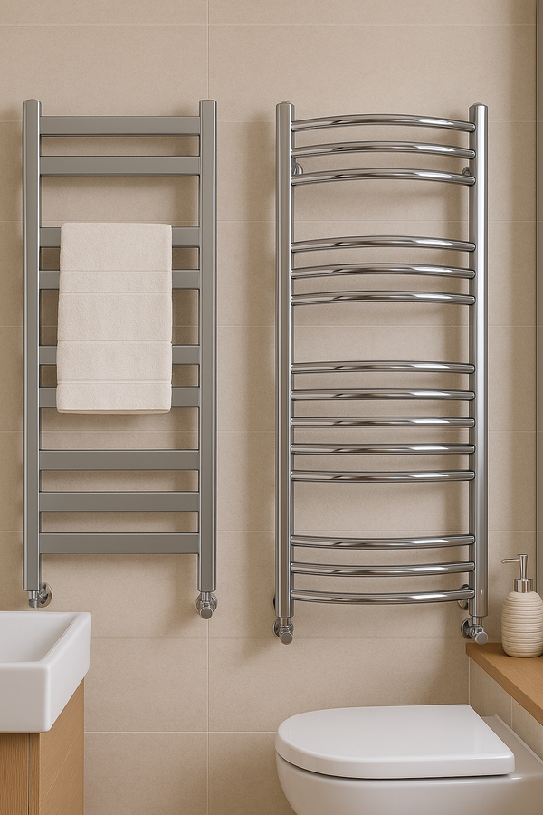Flat vs Curved Towel Rails: Which Is Better for Your Bathroom?