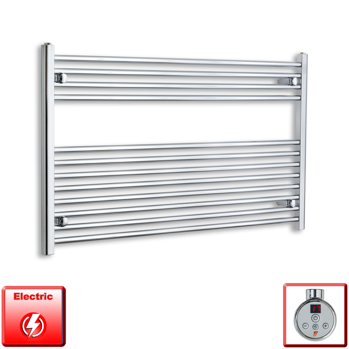 1200mm Wide Electric Towel Rail