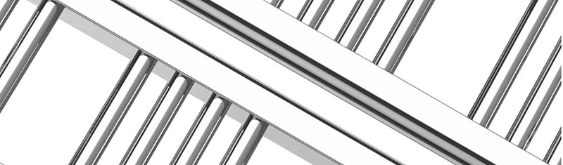 500mm Wide Chrome Towel Rail
