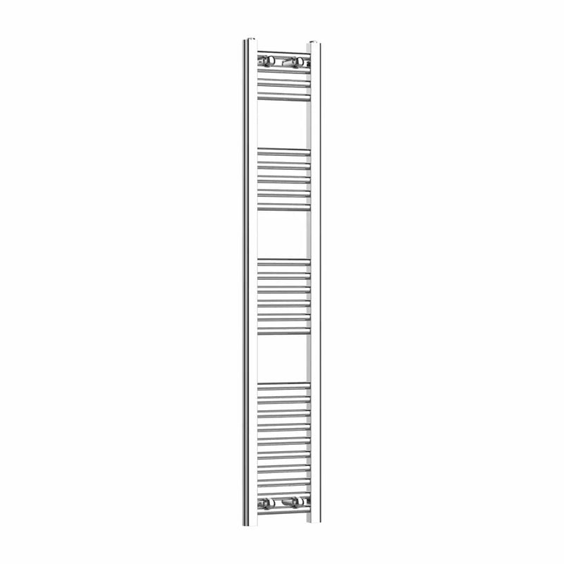 1400x200mm Heated Straight Towel Rail Radiator Chrome