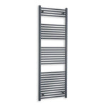 1600x600mm Heated Straight Anthracite-Sand Grey Towel Rail