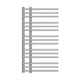 900x500mm Difta Pre Filled Electric Towel Rail Flat Chrome
