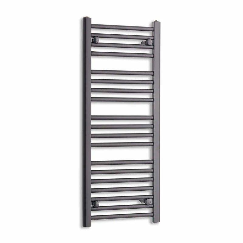 1000x400mm Towel Rail Radiator Flat Black Central Heating