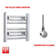 400x400mm Pre-Filled Electric Heated Towel Rail Chrome