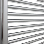 600x650mm Heated Straight Towel Radiator Chrome