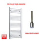 Flat / Single Heat / No Timer 1000 x 400 Chrome Electric Heated Pre-Filled Towel Radiator