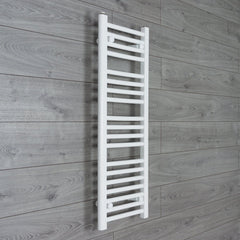 Without Valves 1000 x 400 Heated Towel Rail Radiator Flat White Central Heating