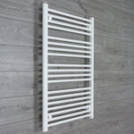 Without Valves 1000 x 700 Heated Towel Rail Radiator Flat White Central Heating