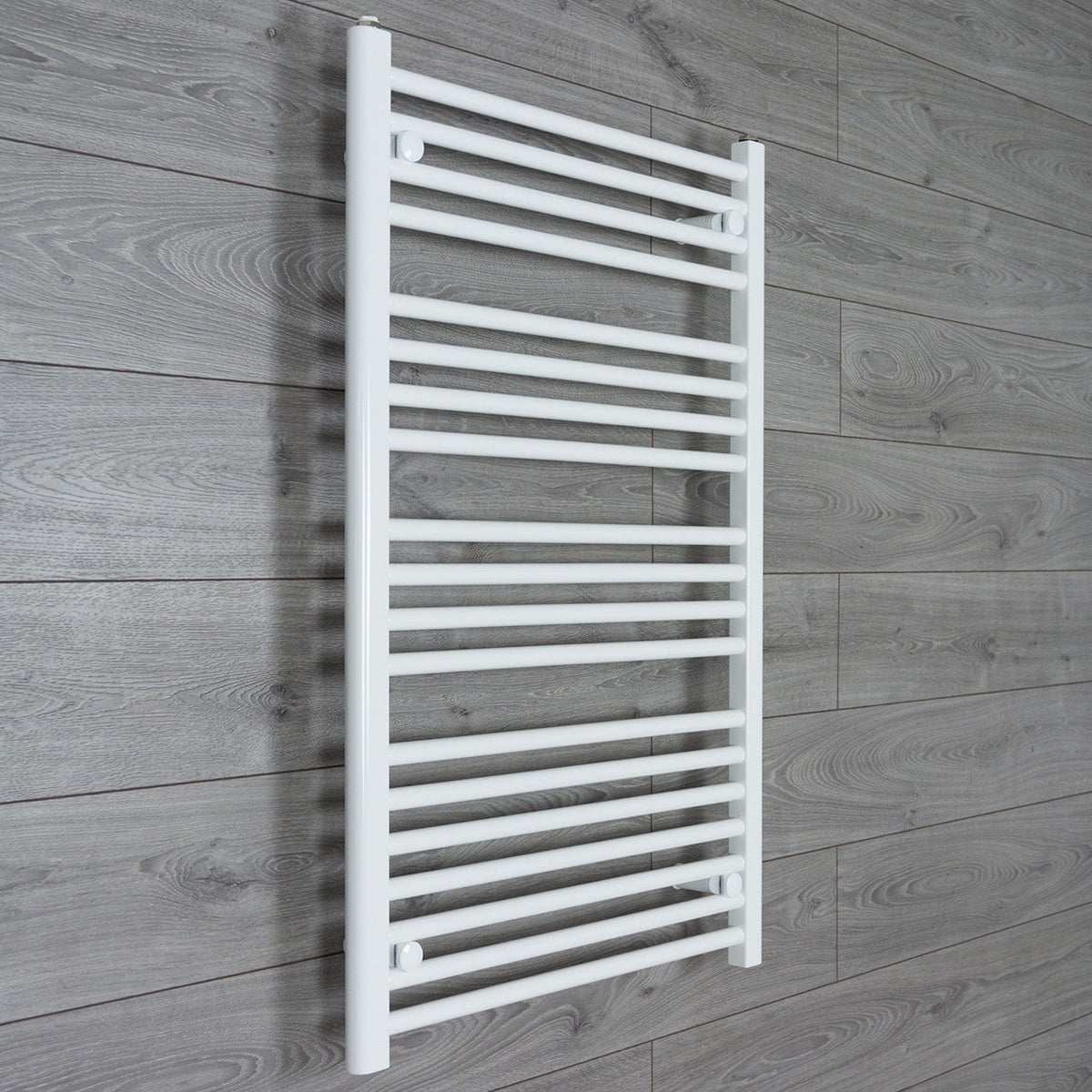 Without Valves 1000 x 700 Heated Towel Rail Radiator Flat White Central Heating