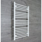 Without Valves 1000mm High x 600mm Wide Heated Towel Radiator Flat White