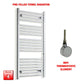 ER-Wifi Thermostatic / No Timer 1100 x 500 Pre-Filled Electric Heated Towel Radiator Chrome