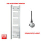 ER-Touch Thermostatic / No Timer 1200 x  300 Pre-Filled Chrome Electric Heated Towel Rail Straight