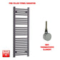 ER-Wifi Thermostatic / No Timer 1200 x 450 Flat Black Pre-Filled Electric Heated Towel Rail HTR