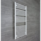 Without Valves 1300 x 700 Heated Towel Rail Radiator Flat White Central Heating