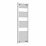 Without Valves 1400 x 400 Heated Flat Chrome Towel Rail Radiator