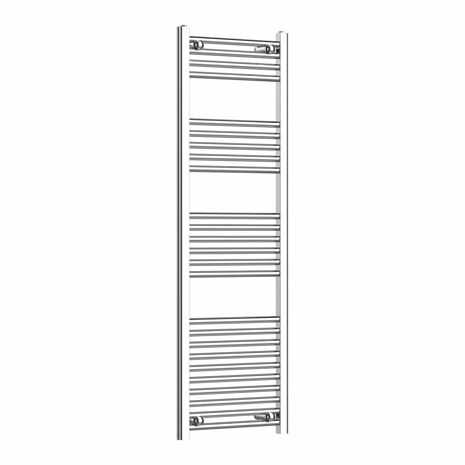 1400 x 500 Heated Straight Or Curved Chrome Towel Rail