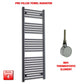 ER-Wifi Thermostatic / No Timer 1400 x 600 Flat Black Pre-Filled Electric Heated Towel Rail Radiator