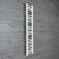 Without Valves 1400mm High x 200mm Wide Heated Towel Radiator Flat White