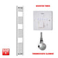 ER-Touch Thermostatic / Booster Timer 1600 mm High 250 mm Wide Chrome Heated Towel Rail Electric