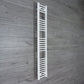 Without Valves 1600 x 200 Heated Towel Rail Radiator Flat White