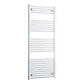 Straight / Without Valves 1600 x 600 Heated Flat or Curved Towel Radiator Chrome