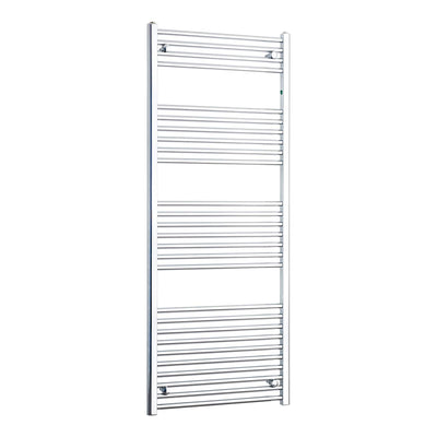 1600x600mm Heated Flat or Curved Towel Radiator Chrome