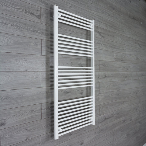 1600 mm High 650 mm Wide White Towel Rail Central Heating