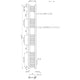 1600x200mm Chrome Dual Fuel Flat Heated Towel Rail Radiator - Elegant Radiators