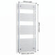 1600x550mm Heated Straight Towel Radiator Chrome - Elegant Radiators