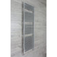 With Straight Valves 1744 x 500 Straight Heated Towel Radiator Chrome 25mm Tubes