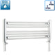 400 mm High 1000 mm Wide Chrome Towel Rail Central Heating
