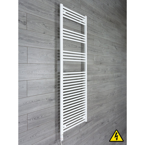 1800 x 600 Flat Towel Rail White Central Heating or Electric 2