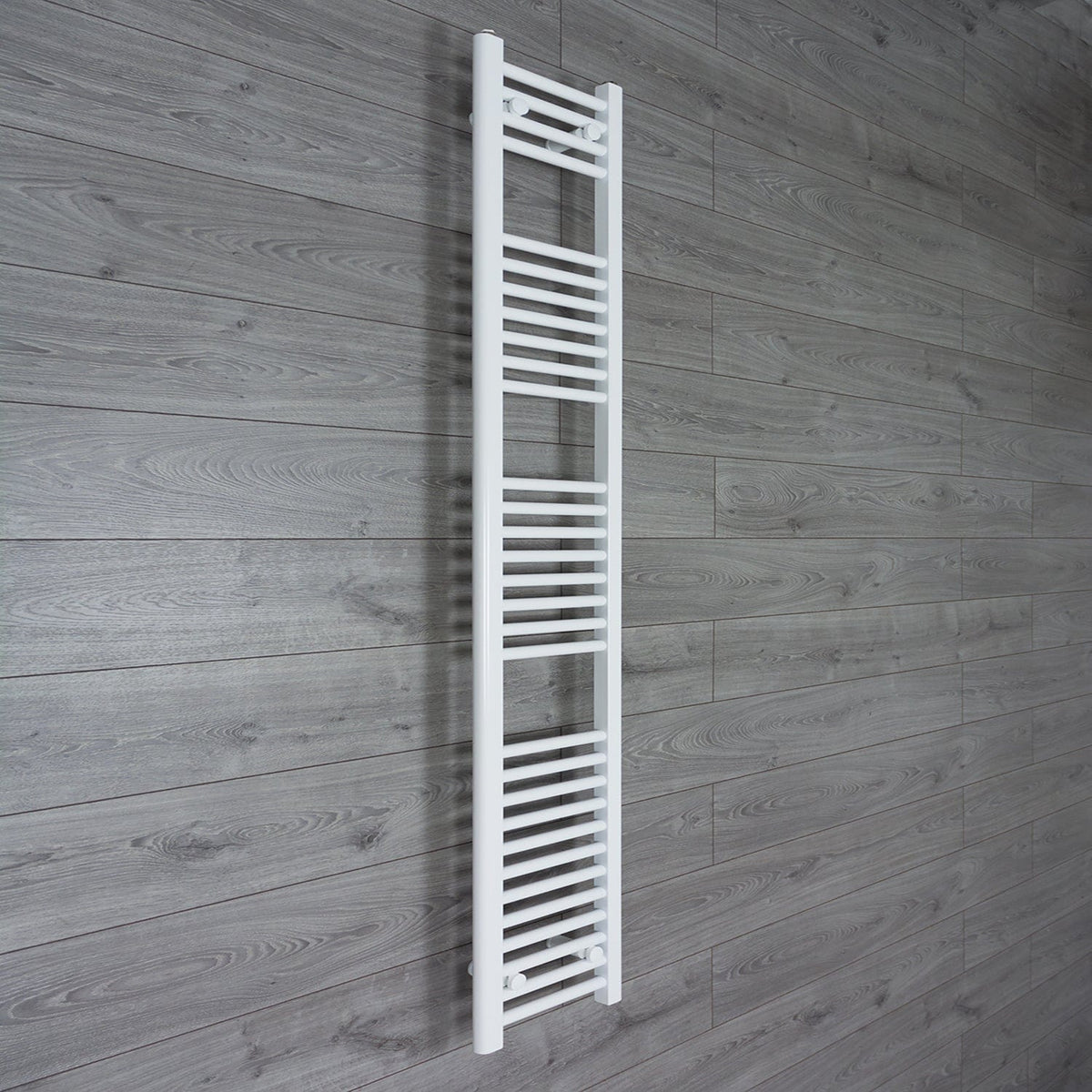 Without Valves 1800 x 200 Heated Towel Rail Radiator Flat White