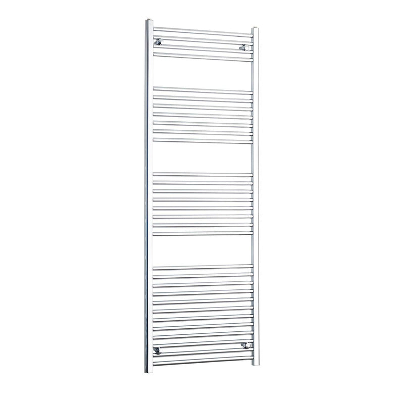 Straight / Without Valves 1800 x 600 Heated Flat or Curved Towel Radiator Chrome