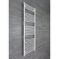 Without Valves 1800 x 650 Heated Towel Rail Radiator Flat White