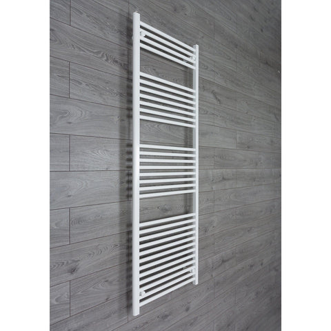 Without Valves 1800 x 650 Heated Towel Rail Radiator Flat White